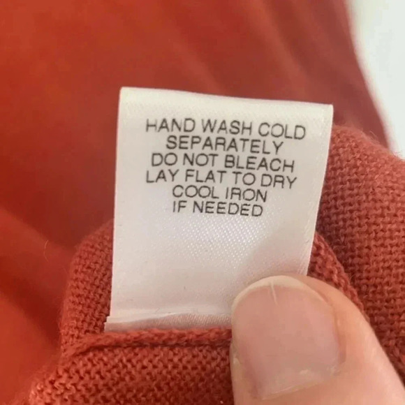 Turnbury Extra Fine Merino Wool Mock neck sweater size Large - Picture 6 of 7